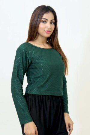 Dotted print flexible stretchable