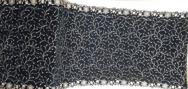 Black Velvet Shawl - Image 12