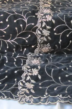 Black Velvet Shawl