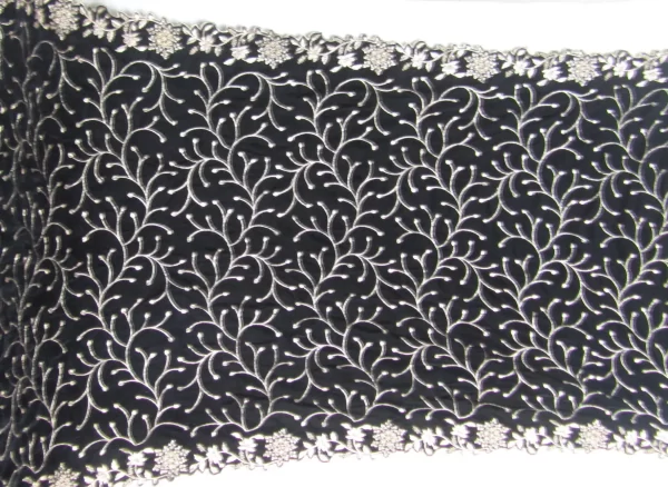 Black Velvet Shawl - Image 8