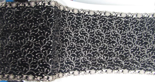 Black Velvet Shawl - Image 13