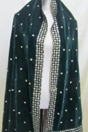 Velvet shawl
