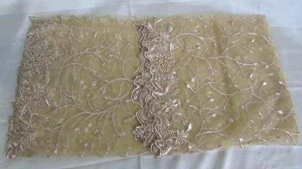 Gold Net Dupatta - Image 5