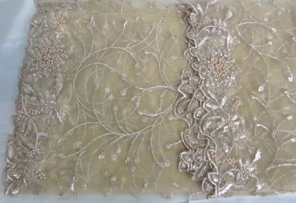 Gold Net Dupatta - Image 2