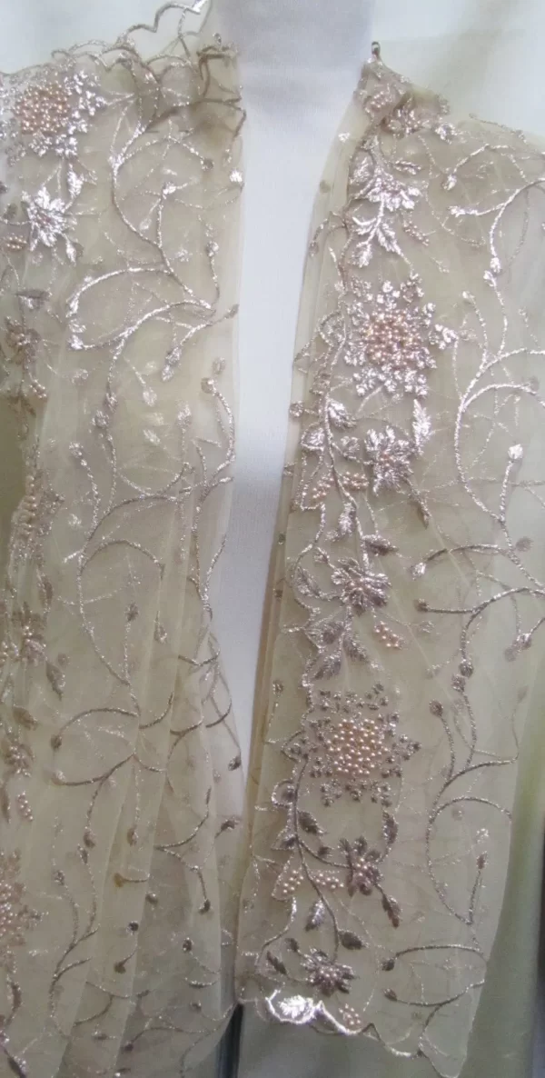 Gold Net Dupatta - Image 4