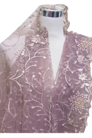 Dupatta or Chuniri in Trendy Light Mocha Colour