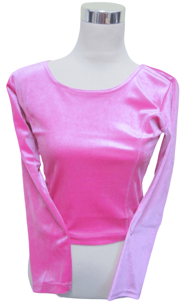 Velvet Blouse Baby Pink - Image 4