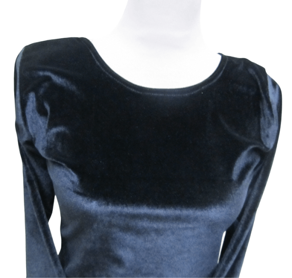 Velvet Blouse Black - Image 2