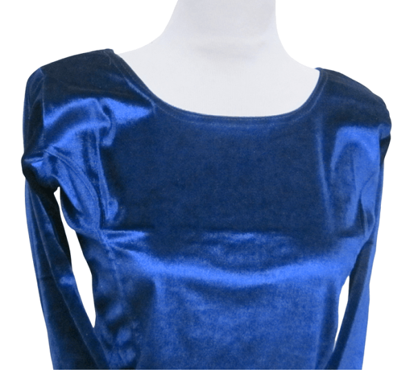 Velvet Blouse Nevy - Image 2