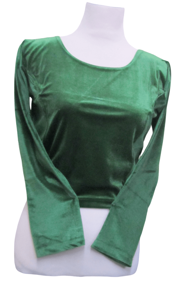 Velvet Blouse Mahendi