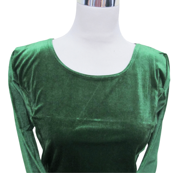 Velvet Blouse Mahendi - Image 2